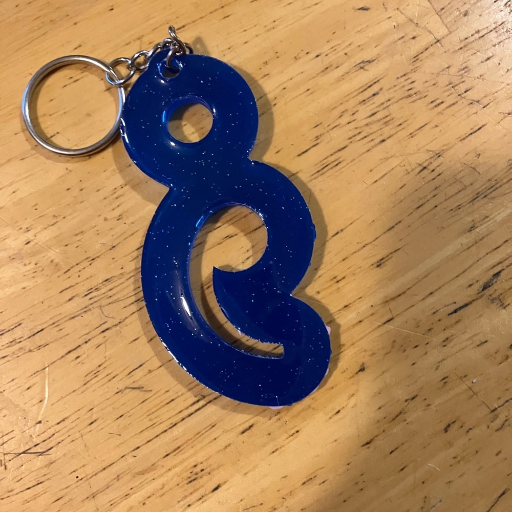 Handmade resin keychain